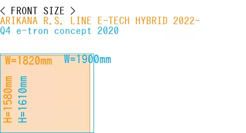 #ARIKANA R.S. LINE E-TECH HYBRID 2022- + Q4 e-tron concept 2020